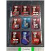 Image 1 : (9) Assorted NHL Team Banner Trading Cards - Authenticity Not Guaranteed