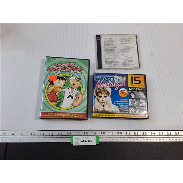 (2) DVD Sets, Christmas CD