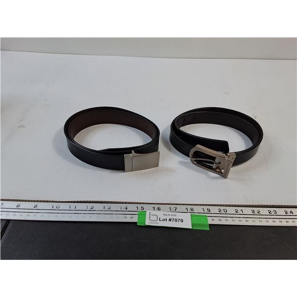 (2) Belts - Kenneth Cole, Unknown