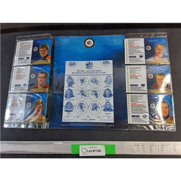 Very Limited Edition 50th NHL All Start Canada Post Game Cards - Authenticity Not Guaranteed