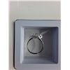 Image 3 : 1.00 CT GRA Certified Moissanite VVS D Color 925 Silver Ring