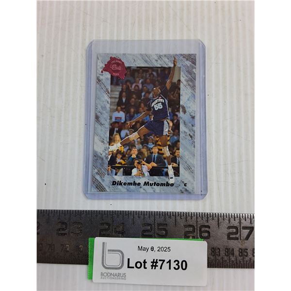 1991 Classic NBA Dikembe Mutombo "Draft Picks" Card - Cannot Guarantee Authenticity