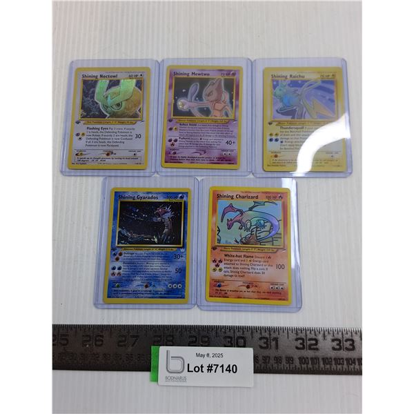 (5) Pokemon Cards - Cannot Guarantee Authenticity
