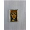 Image 2 : CCCP Gold Colored Novelty Ingot - Cannot Guarantee Authenticity