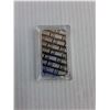 Image 2 : NWT Mint Replica Silver Ingot - Cannot Guarantee Authenticity