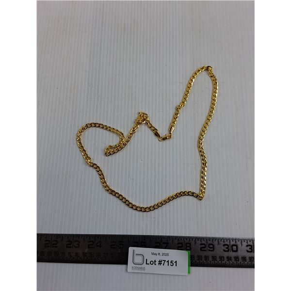 Gold Colored Necklace - Cannot Guarantee Authenticity