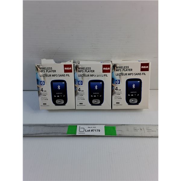 (3) RCA Wireless MP3 Players - As Is