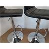 Image 3 : *(2) Adjustable Faux Leather Bar Chairs, Cannot Ship