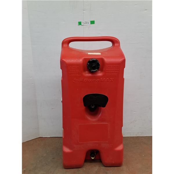 **Plastic Duramax Gas Tank on Wheels 35" Tall x 15" Wide, Cannot Ship