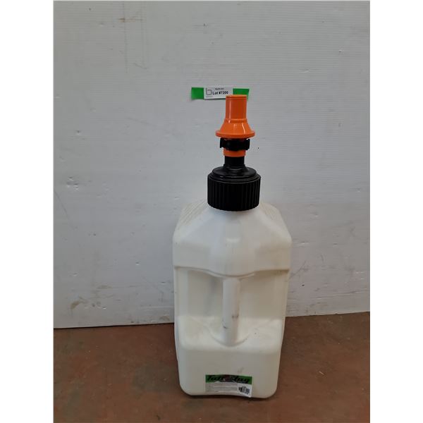 **Plastic Tuff Jug Gas Canister, Cannot Ship 26" Tall x 10" Wide