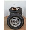 Image 1 : **(4) 245/70R16 Near New Tires with Rims and Lug Nuts, Cannot Ship