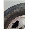 Image 2 : **(4) 245/70R16 Near New Tires with Rims and Lug Nuts, Cannot Ship