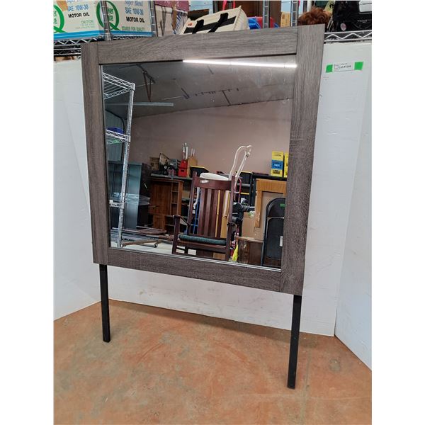 *Wood Style Mirror 51.5" Tall x 35.5" Wide, Cannot Ship