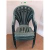Image 1 : **(3) Plastic Lawn Chairs, 37.5" Tall Cannot Ship