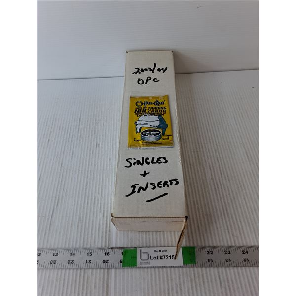 Lot of O-Pee-Chee 2003/4 NHL Trading Cards with Copies- Johnson, Rafalski, Weiss, Misc.