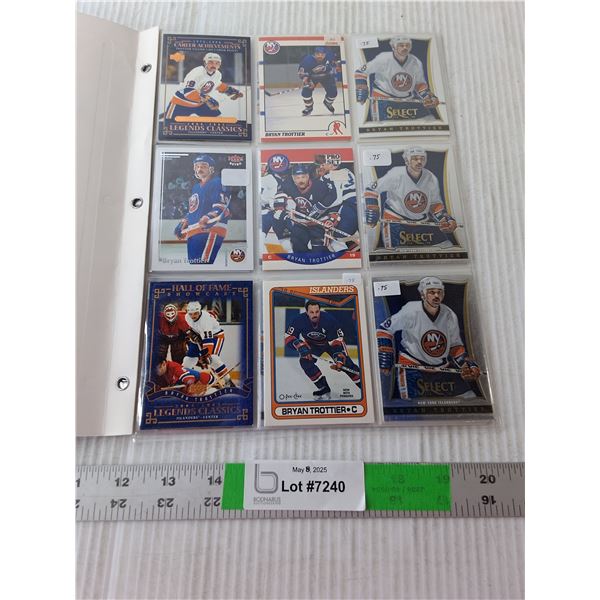 (18) Bryan Trottier Hockey Cards