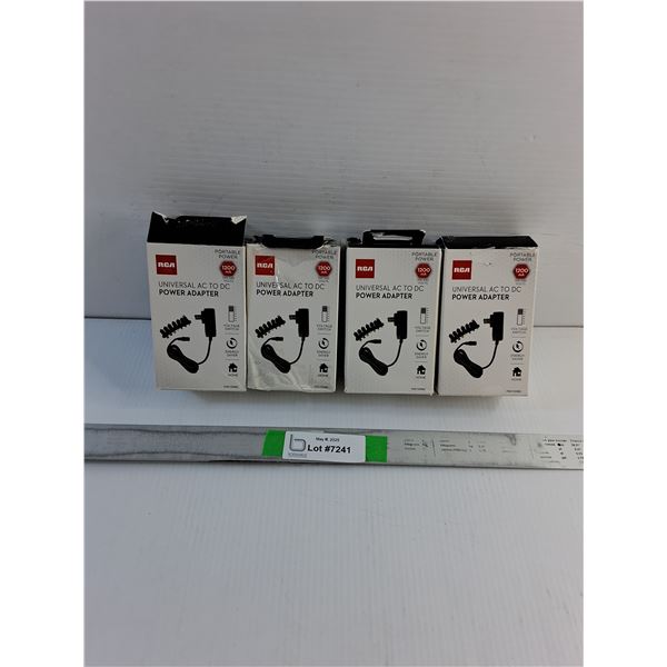 (4) RCA Universal AC to DC Power Adapters - As Is