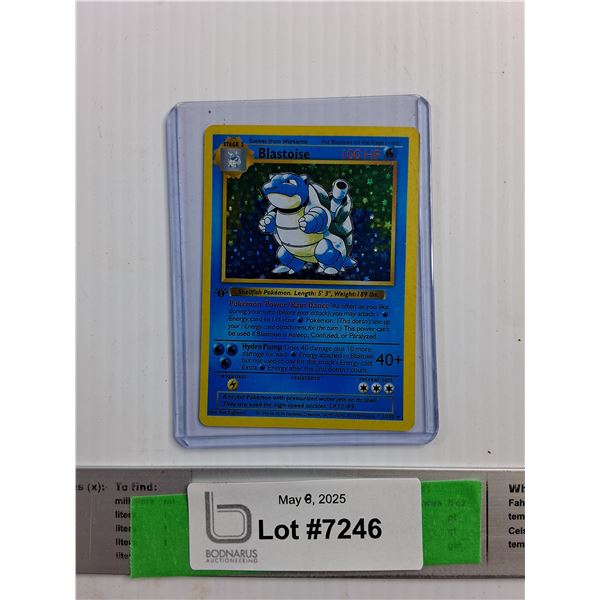 Pokémon Blastoise Trading Card - Authenticity Not Guaranteed