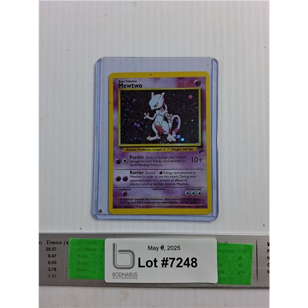 Pokémon Mewtwo Trading Card - Authenticity Not Guaranteed