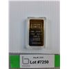 Image 1 : One Ounce 999.9 Fine Gold Bar - Authenticity Not Guaranteed