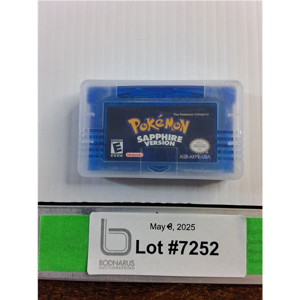 Pokémon Sapphire Version Game Cartridge-CANNOT GUARANTEE AUTHENTICITY