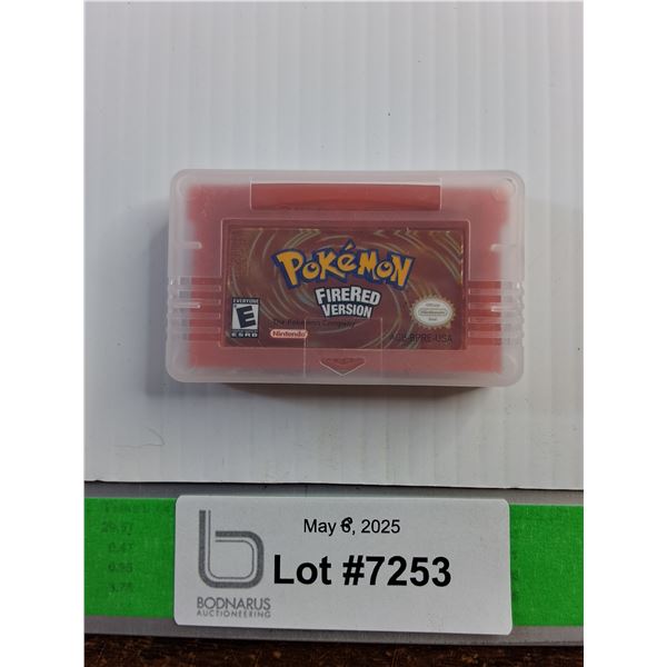 Pokémon FireRed Version Game Cartridge-CANNOT GUARANTEE AUTHENTICITY