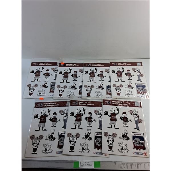 CFL Montreal Alouettes Family Decals