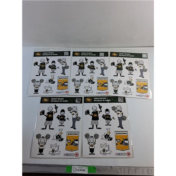 CFL Hamilton Tigercats Family Decals