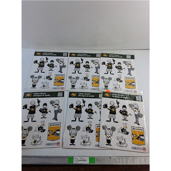 CFL Hamilton Tigercats Family Decals