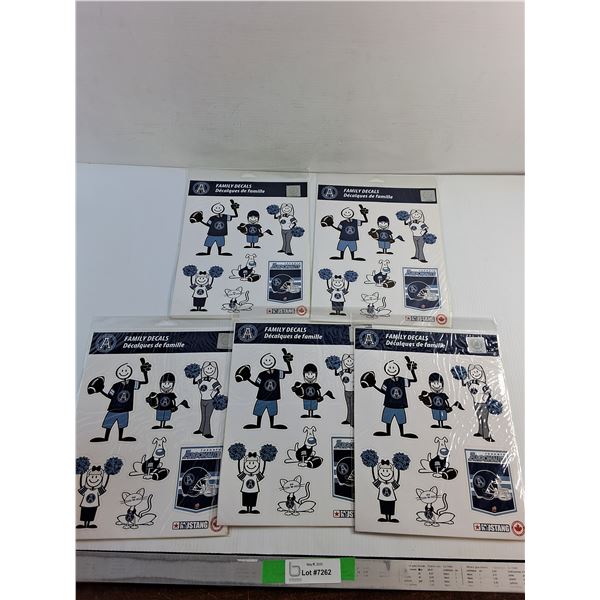 CFL Montreal Alouettes Family Decals