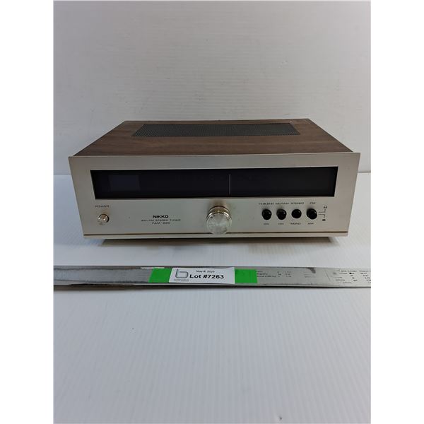 Nikko AM/FM Stereo Tunner FAM 220 - Tested