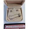 Image 3 : ^Diamond Earrings and Necklace Set - Comes with Certificates