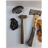 Image 2 : Hatchet, Hammer, Saw Chain, Circular Saw Blade Cover and Misc