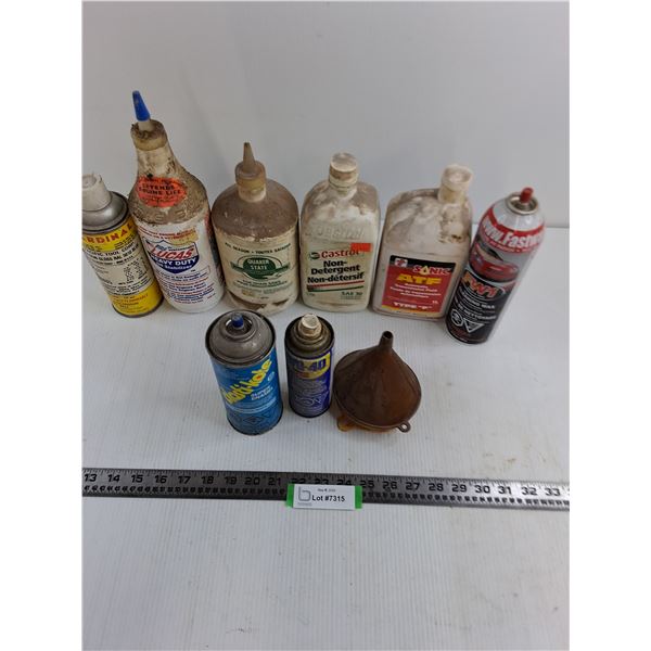 Assorted Partials of Shop Chemicals - Cannot Ship