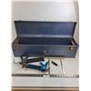 Image 1 : Beach Long Metal Tool Box 32" with Contents