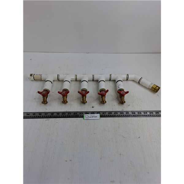 5-Valve Sprinkler Line