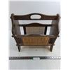 Image 1 : Vintage Wooden Magazine Rack