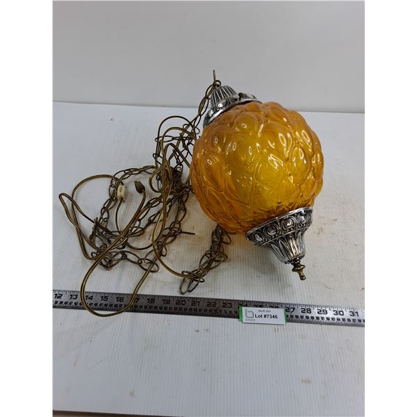 Vintage Hanging Lamp - Tested