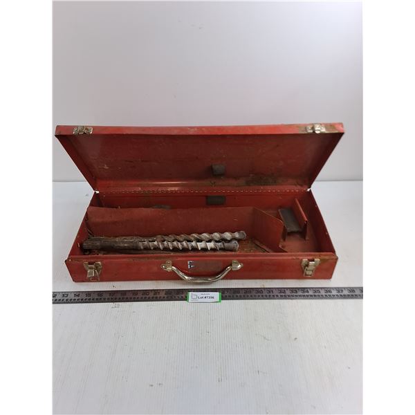 Vintage Metal Milwaukee Sawzall Tool Kit with Contents - As is