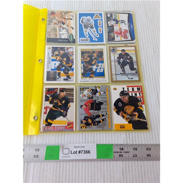 (27) Pavel Bure Hockey Cards