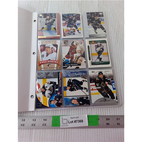 (45) Jeremy Roenick Hockey Cards