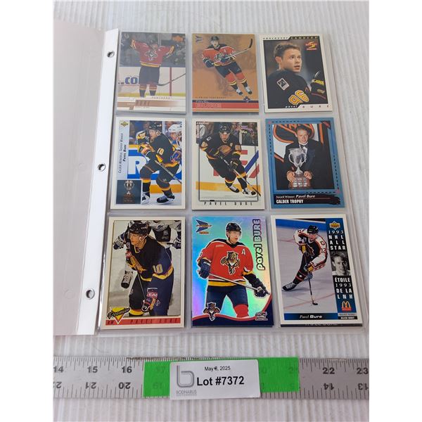 (27) Pavel Bure Hockey Cards