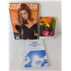 Image 2 : (6) Books- Cosmo Magazine, 2025 Art Calendar, Attracting Birds, Misc.