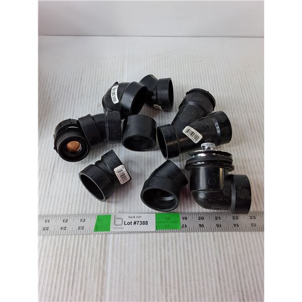 (9) PVC Pipe Fittings