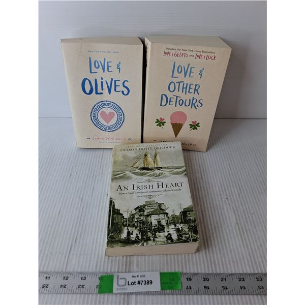 (3) Novels- Love & Olives, Love & Other Detours, An Irish Heart