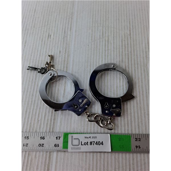 Metal Handcuffs & Keys