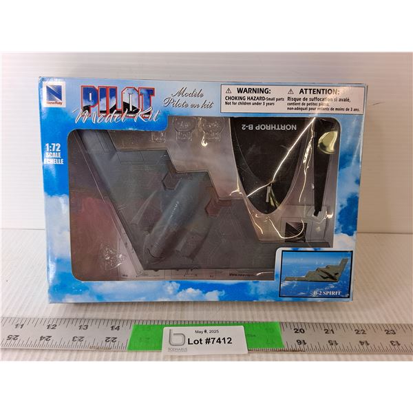 NewRay B-2 Spirit Pilot Model Kit- As Is