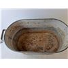 Image 2 : Galvanized Tub with Lid 12.5" Tall x 25" Long x 12.75" Wide, Cannot Ship