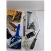Image 5 : Zip Ties, Wrenches, Drill Bits, Screwdrivers, Grinding Discs, Paint Brush and Misc