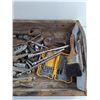 Image 5 : Wooden Crate, Drill Bits, Paint Brush, Sockets and Wrenches - Cannot Ship